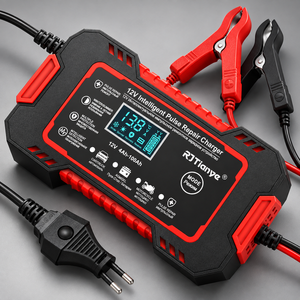 12V 6A Зарядное устройство автоматическое для автомобильных аккумуляторов  612 фото