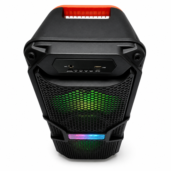 Велика Bluetooth колонка з якісним звуком з мікрофоном 55 см GTS-1701 Чорна 1701 фото