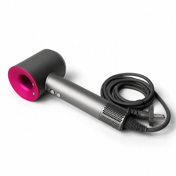 Стильний фен для сушіння волосся 1600W Super hair Dryer Рожевий 9904 фото