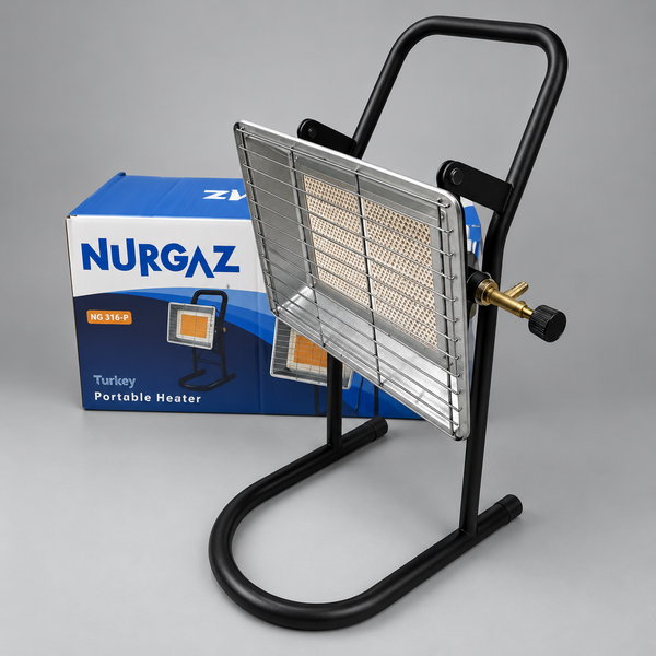 Газовий обігрівач 3500 W інфрачервоний на підставці з підключенням до балона 310 фото